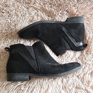Steve Madden Women's Black Suede Ankle Boots Shoes EU 39